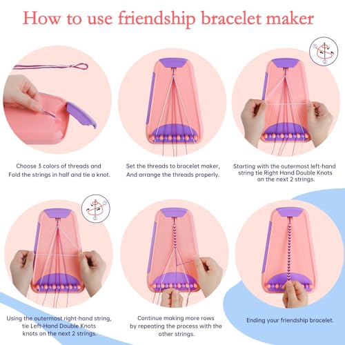 DIY Friendship Bracelet Kit for Girls 6
