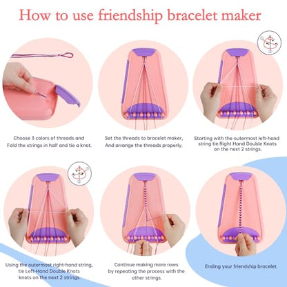 DIY Friendship Bracelet Kit for Girls 6