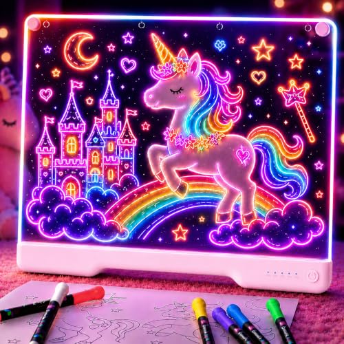 16" Rechargeable LED Drawing Board with 9