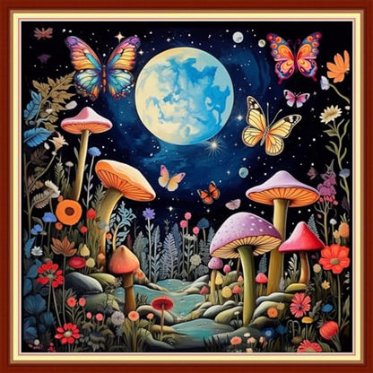Cross Stitch Stamped Full Embroidery Kits DIY 11CT Cotton Thread Printed DIY Needlepoint Kits Craft Needlework Set Cross