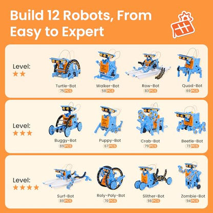 Solar Building Robot Kit 12