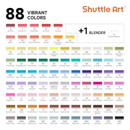 Brush Tip Alcohol Markers