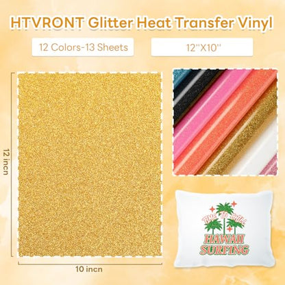 Glitter HTV Heat Transfer Vinyl