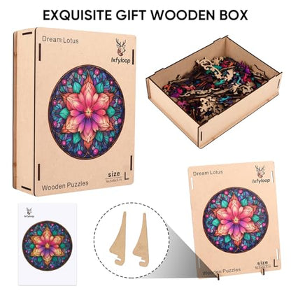 Mandala Wooden Puzzle (500 Count)