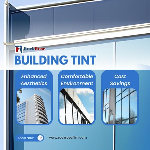 Professional Blackout Home Tint Window Film (45 Sq Ft)