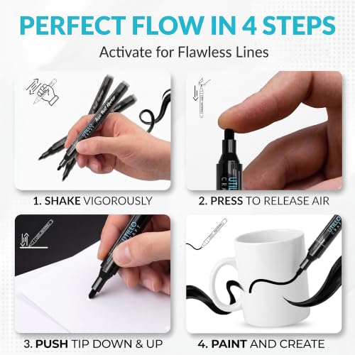 Black Paint Pen (8 Count)