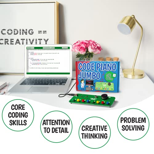 Code Piano Jumbo STEM Coding Toy for Kids 8