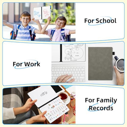 Portable Dry Erase Whiteboard Notebook