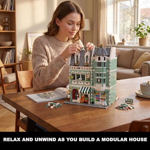 City Grocery Store Building Blocks Set for Adults