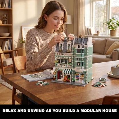 City Grocery Store Building Blocks Set for Adults