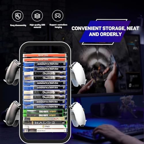 Game Storage Tower【15.8INCH】 Compatible with PS5