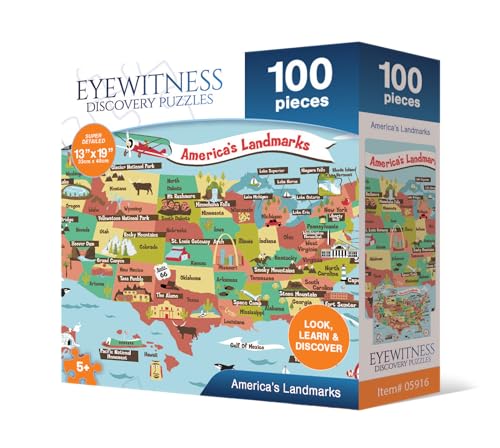 Eyewitness Discovery Puzzle American Landmarks (100 Count)