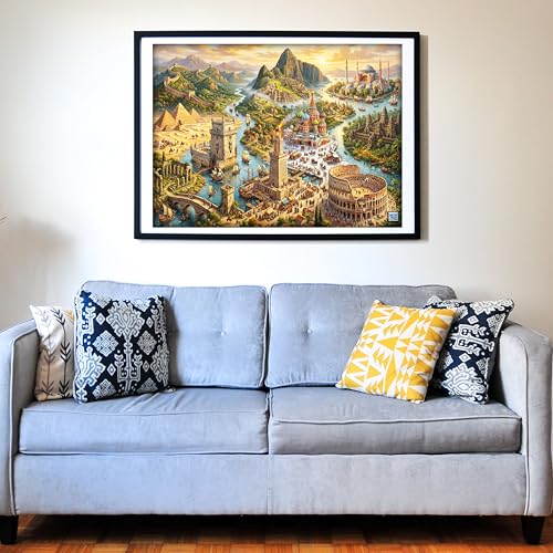 Donuts 500 Pieces Jigsaw Puzzle with Very Large Pieces for Adults