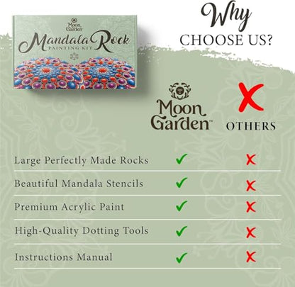 MoonGarden Mandala Rock Painting Kit