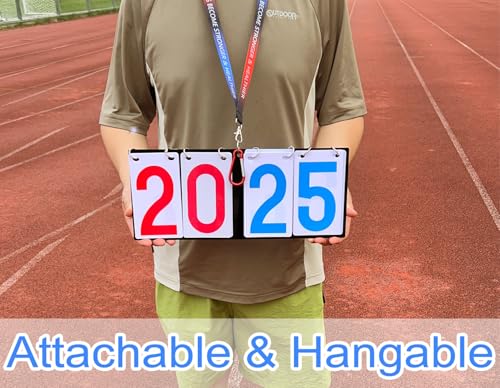 Portable Hanging Flip Scoreboard