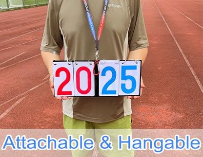 Portable Hanging Flip Scoreboard