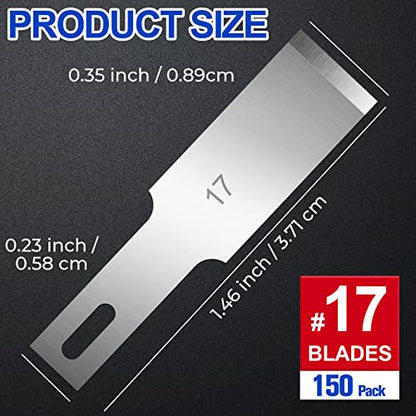 150 PCS Exacto Knife Blades #17