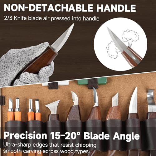 Wood Carving Kit for Beginners (30 Count)