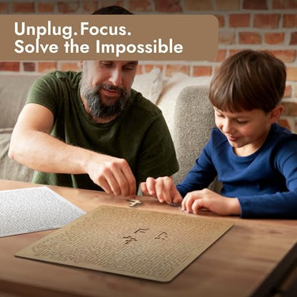 Mind Bending Wooden Jigsaw Puzzle (130 Count)