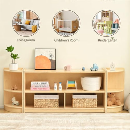 Wood Corner Cabinet (2 Count)