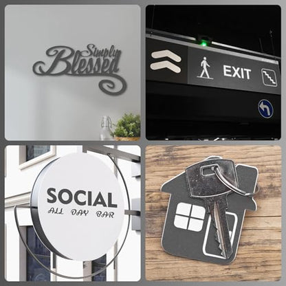 Laser Engraving Blank Gray ABS Double Color Plastic Sheet