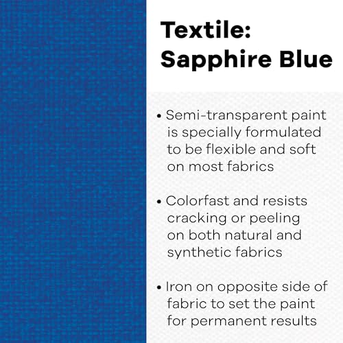 Textile Color Saphire Blue (8 Ounce)