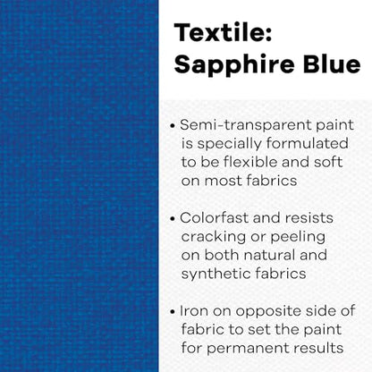 Textile Color Saphire Blue (8 Ounce)