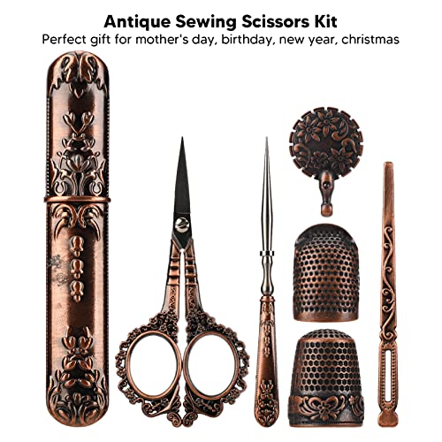 Vintage Embroidery Scissors Set (16 Count)
