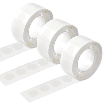 UPINS Glue Points Dots, 300Pcs Balloon Glue Adhesive Dots Double Sided Removable Glue Tape Dots for Balloons Crafts Decoration, 10 mm