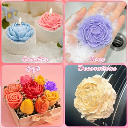 Flower Candle Molds