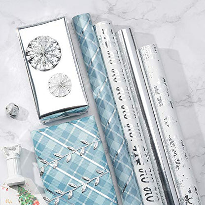 30 Inch Christmas Wrapping Paper Roll (100 Sq Ft)