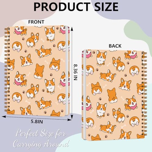 Corgi Spiral Notebooks