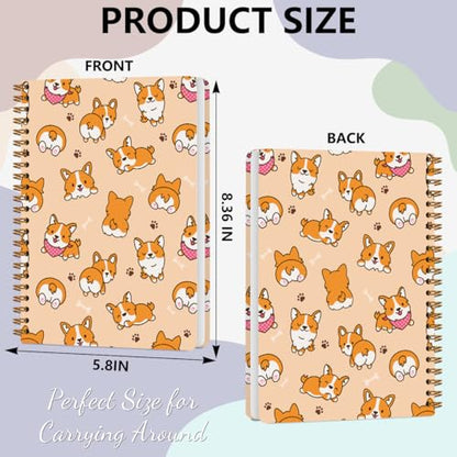 Corgi Spiral Notebooks