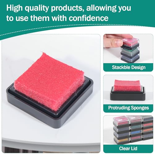 Mini Smudge Ink Pads for Stamps