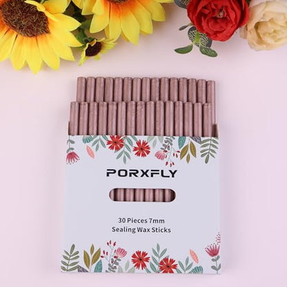 30 Pieces 7mm Sealing Wax Sticks for Glue Gun
