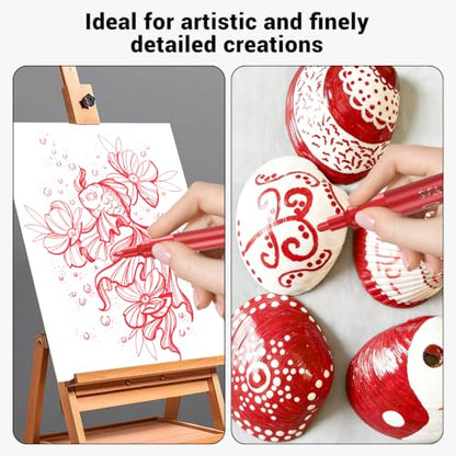 Acrylic Red Paint Pens (8 Count)