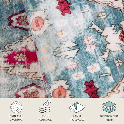 Felice 3x5 Boho Tribal Washable Rug