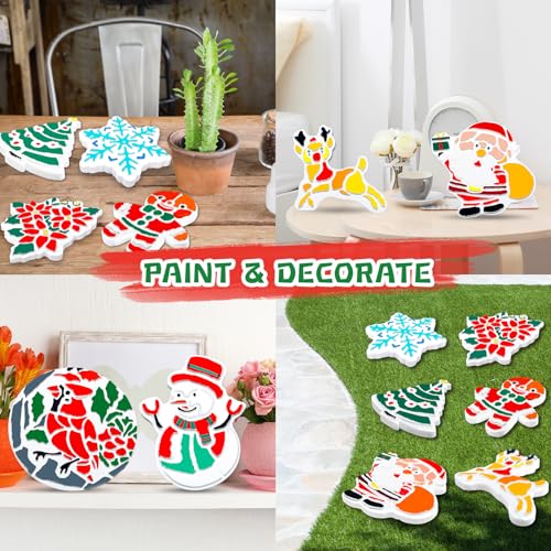 8Pcs Stepping Stones Painting Crafts Kit for Kids 4 8 6