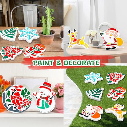 8Pcs Stepping Stones Painting Crafts Kit for Kids 4 8 6