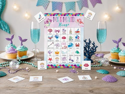 Mermaid Bingo Game (33 Count)
