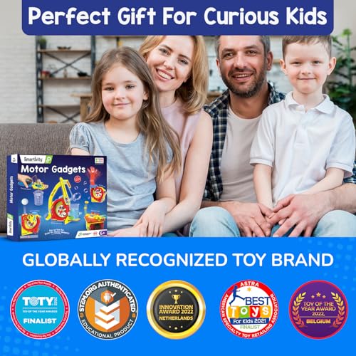 10-in-1 Motor Powered Gadgets Kit for Kids 6-12