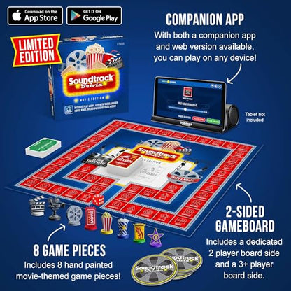 Soundtrack Trivia Limited Edition Movie Game Includes Bluetooth Speaker