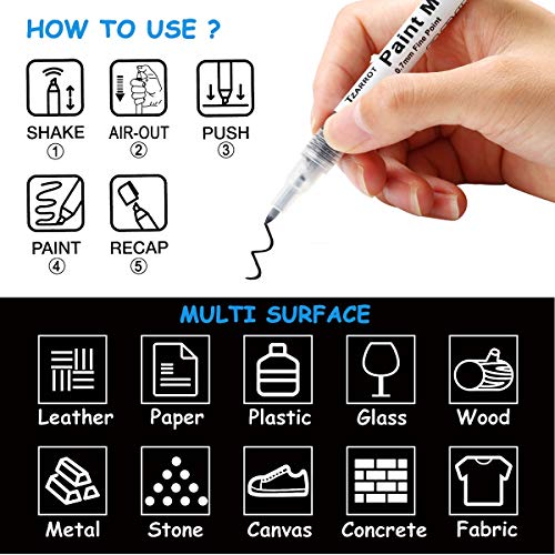 White Paint Pen (8 Count)