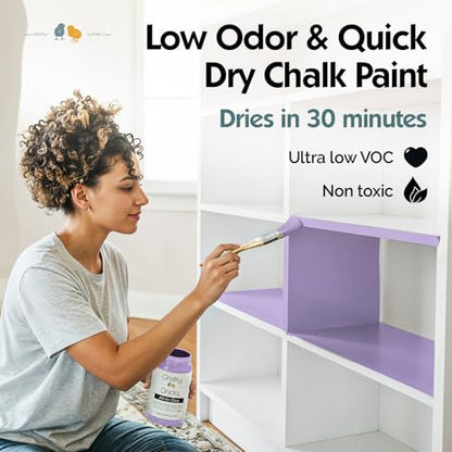 Sweet Lilac 4 Fl Oz Chalk Paint for Furniture All in One