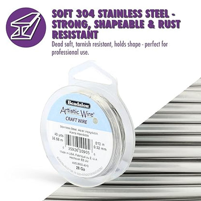 22 Gauge .64 mm Stainless Steel Craft Wire