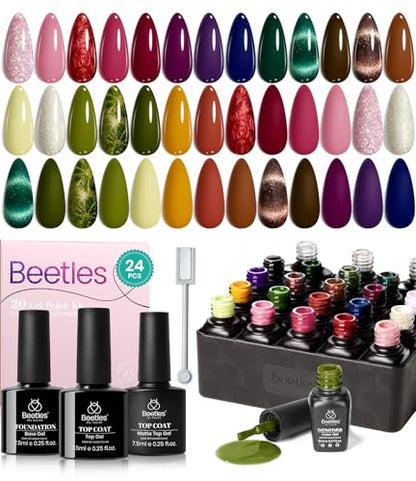 Beetles Fall Gel Nail Polish Set