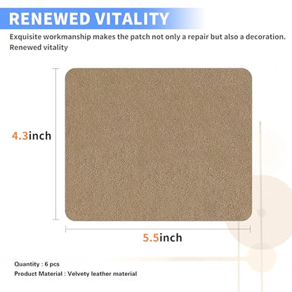 Repair Patch 6 Piece Microfiber Patches (6 Count)