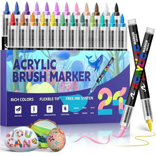 Acrylic Paint Markers (24 Count)