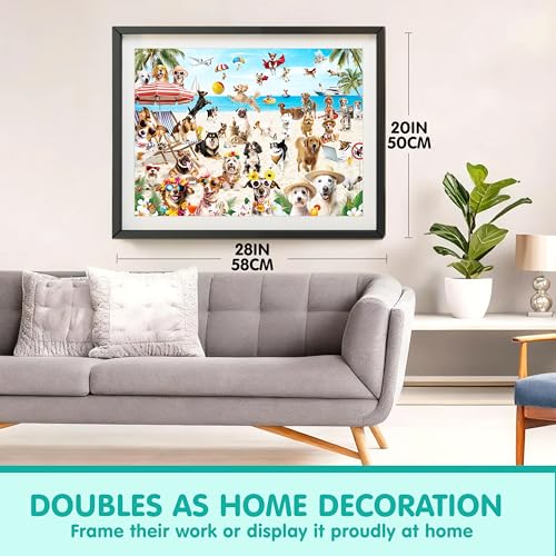 300 pcs Vacation Pups Dog Puzzles (300 Count)