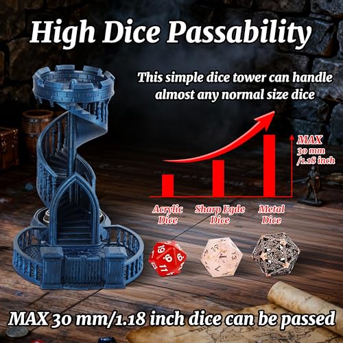 Dice Rolling Tower and Tray